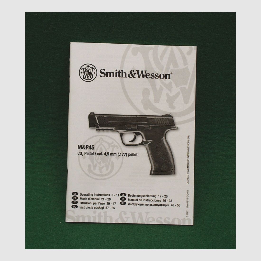 Umarex	 S&W M&P 45  CO2 Pistole