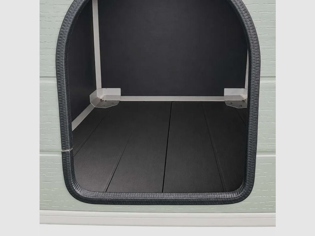 Dog niche in polypropylene chalet roof 80 × 80 × 79.5 cm, image 4 of 9