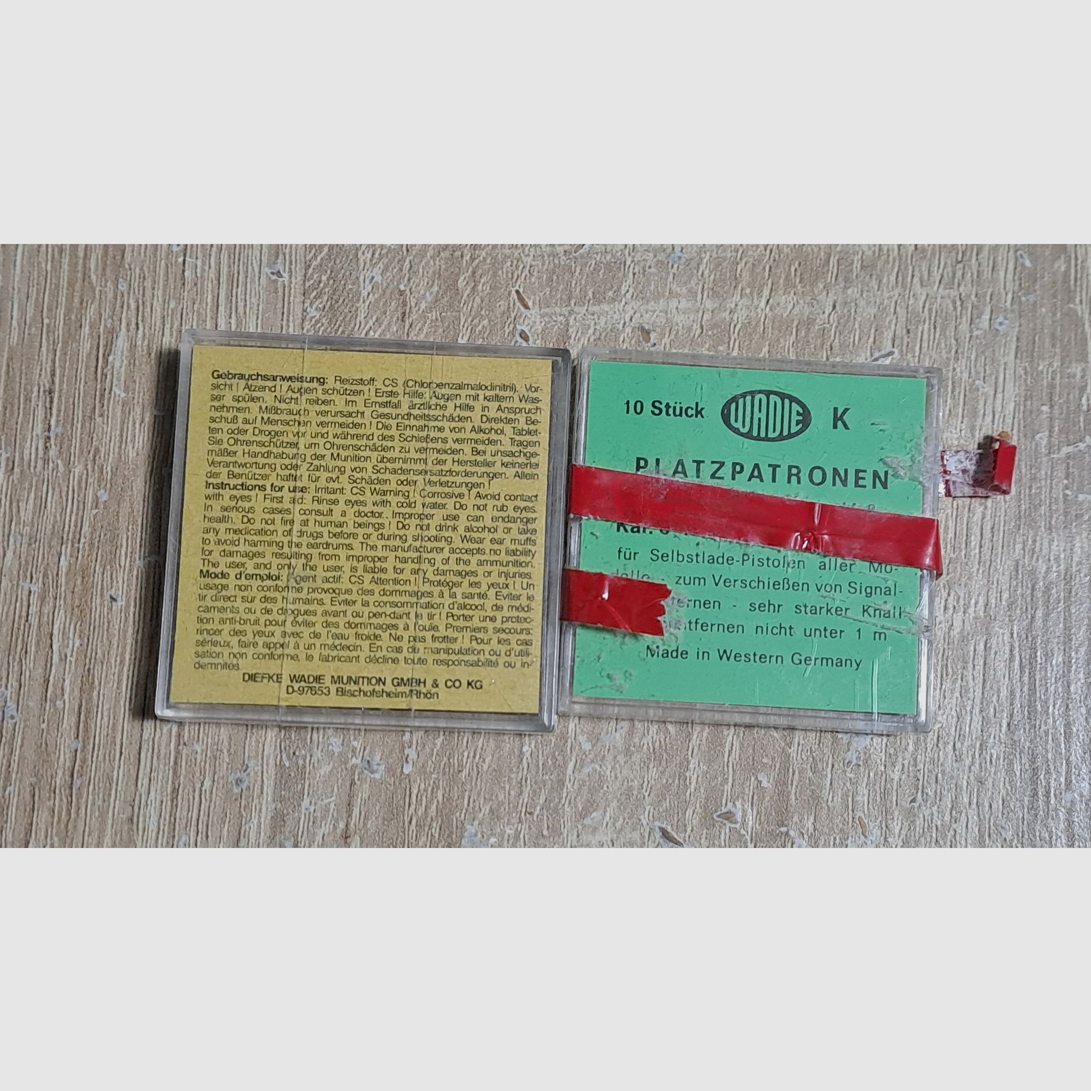 Cartuchos de explosión / gas en cal. 8 mm explosión