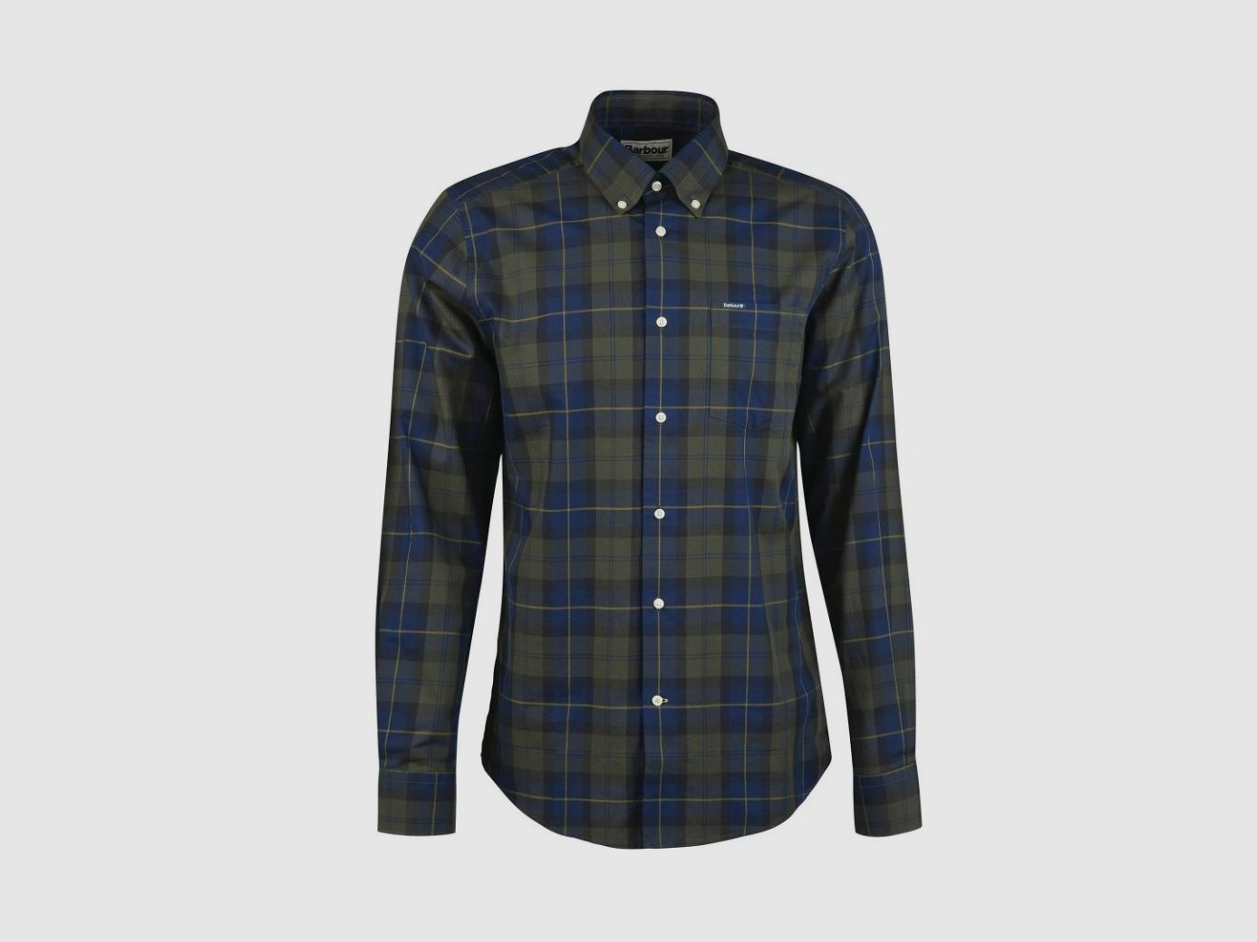 Barbour Wetheram Tailored Hemd Olivnacht, Bild 2 von 2