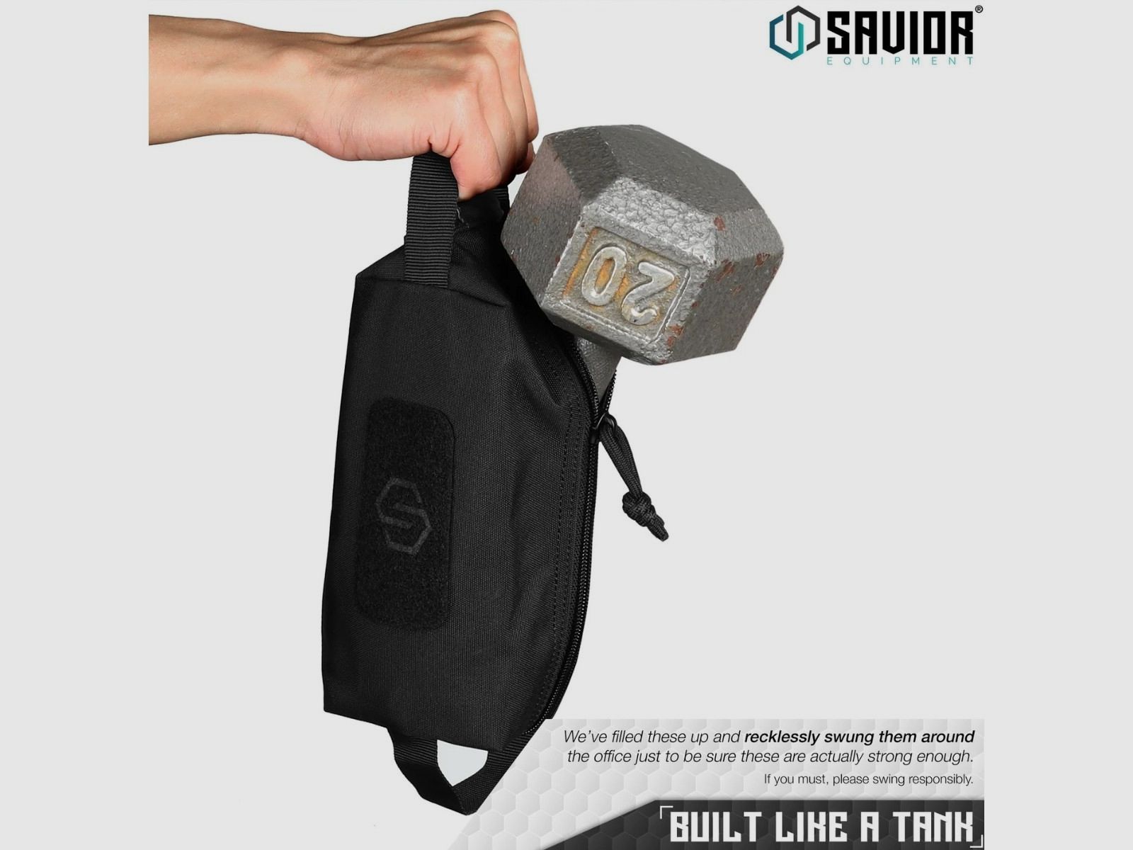 Savior - Munitietas - Loose Sac - Soft Ammo Carrier 4-pack - Tiger Stripe - SP-AMST-4P-TIGR, afbeelding 3 van 6