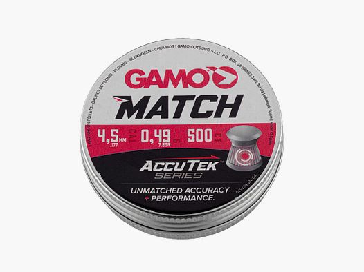 PLOMBS GAMO MATCH ACCUTEK 4.5MM PAR 500