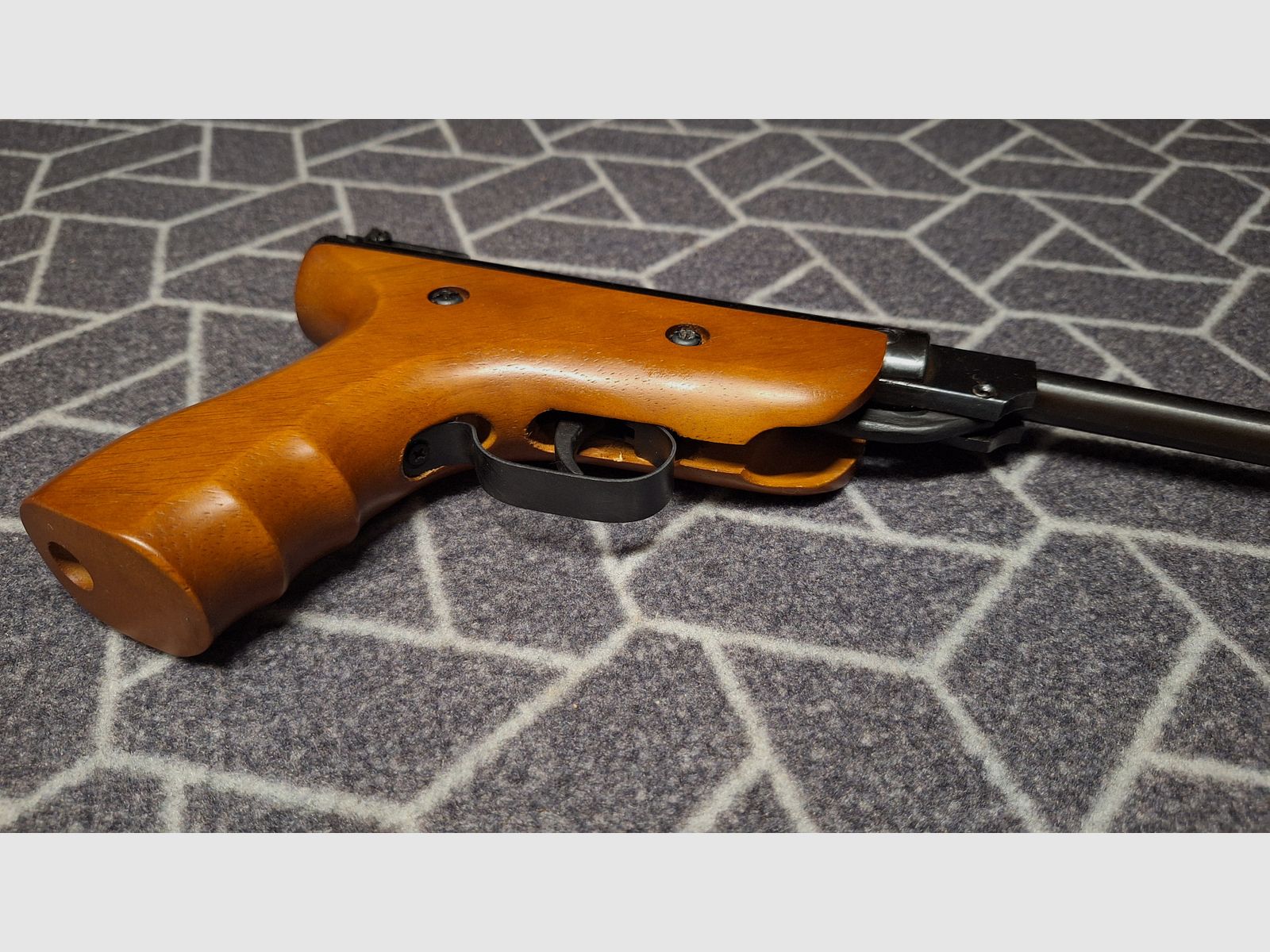 Persluchtpistool "TYTAN Model S2 Super Air Pistol" 5,5mm knikloop verzamelwapen NIEUW!