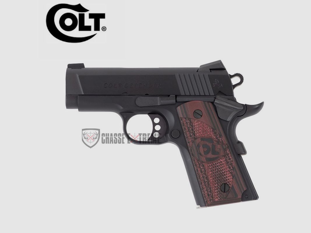 Pistolet COLT Defender 3" Cal 45 Acp Anodize Blued