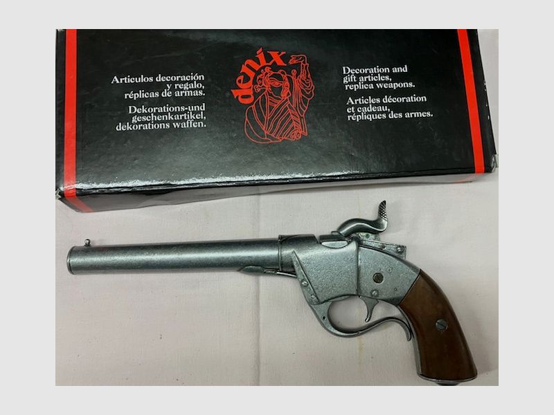 Sharps Hinterlader Pistole M 1852 mit GÖDE Zertifkat Hersteller DENIX #1752