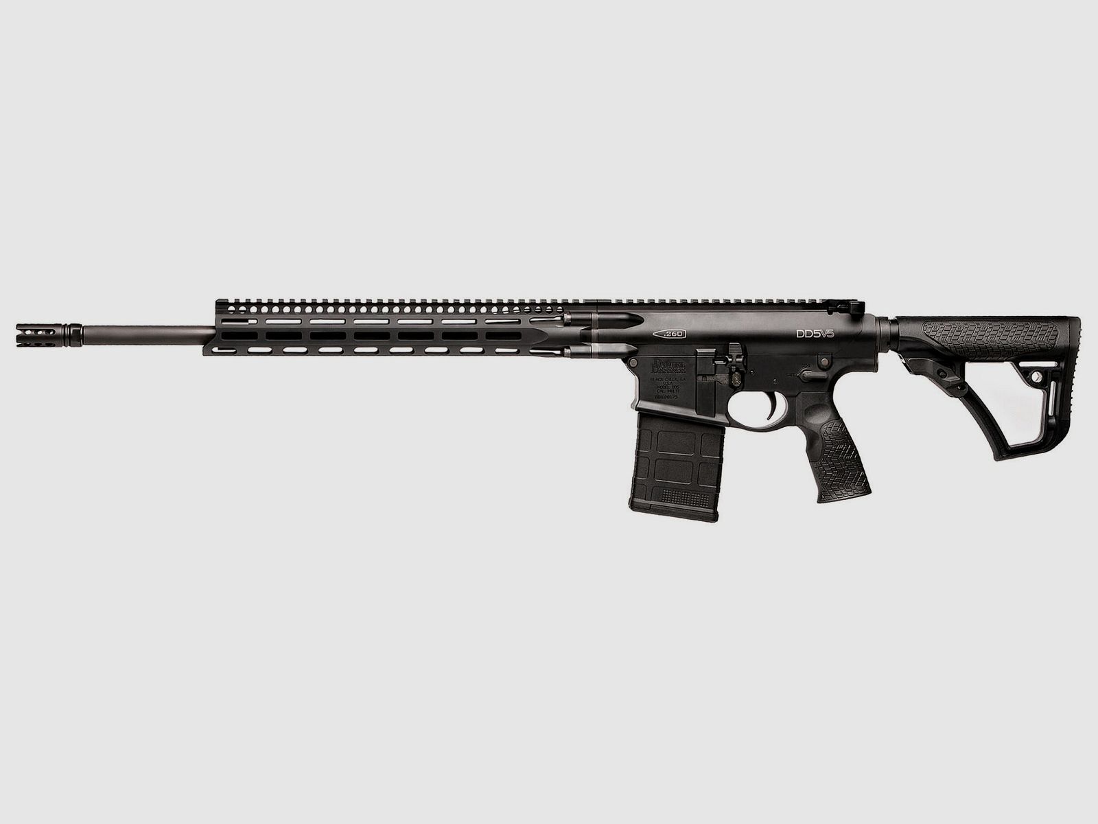 Daniel Defense DD5 V5 20″ Schwarz – .260 Rem., Bild 2 von 2
