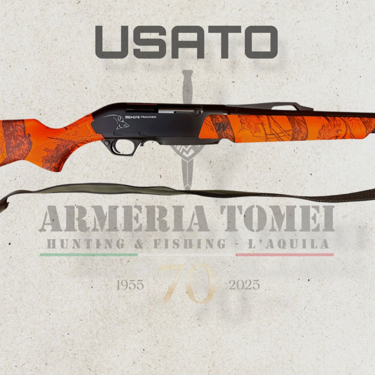 USATO – CARABINA – WINCHESTER MOD. SXR TRACKER FLUTED cal. 30-06 SPRG, immagine 2 di 4