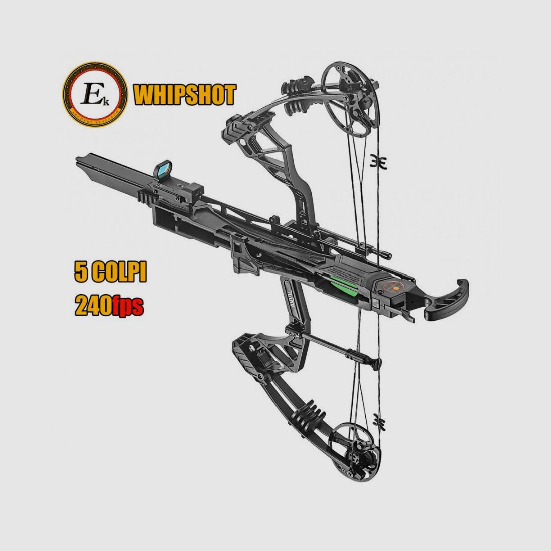 EK ARCHERY ARC COMPOSITE WHIPSHOT 22-28" 15-50Lbs RH, image 2 sur 4