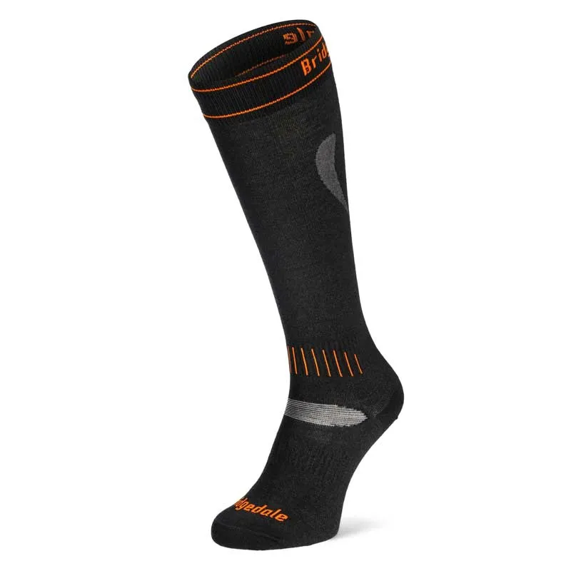Men’s ski socks Bridgedale SKI Ultra FIT Endurance blk/orange, image 1 of 5
