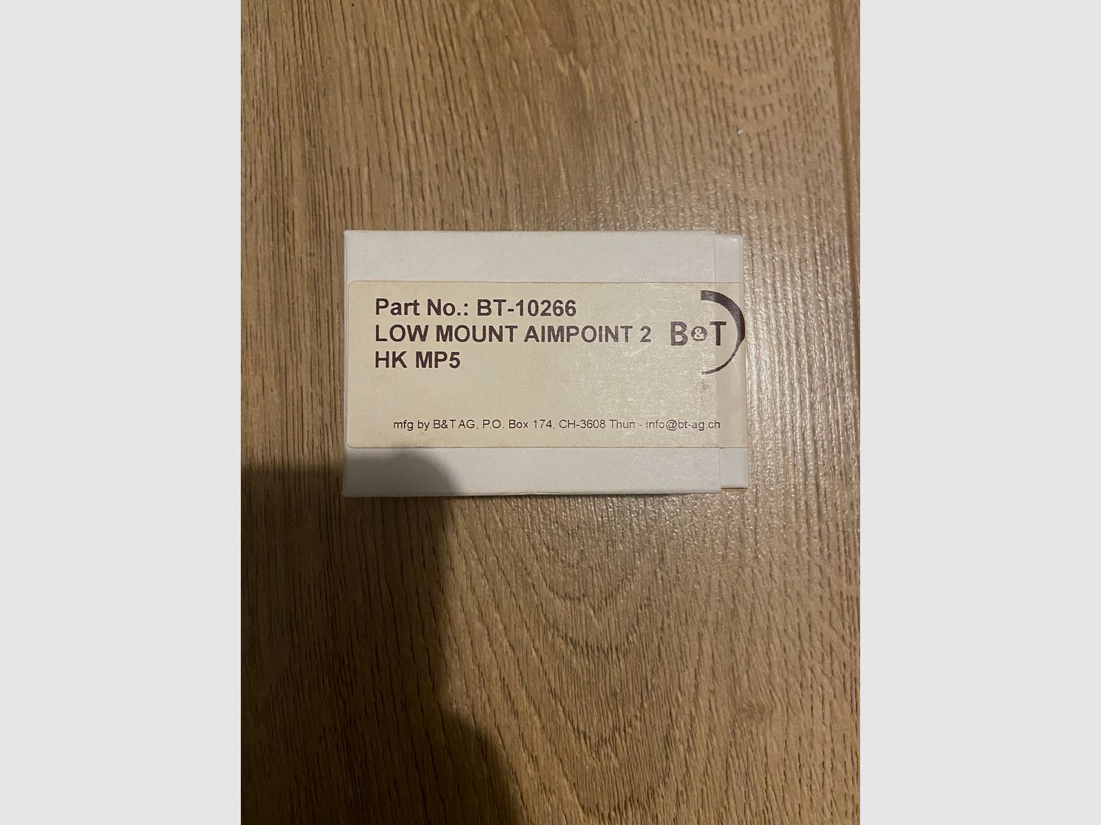 B&T Mount Montageschiene MP5 low Profile Aimpoint visiere