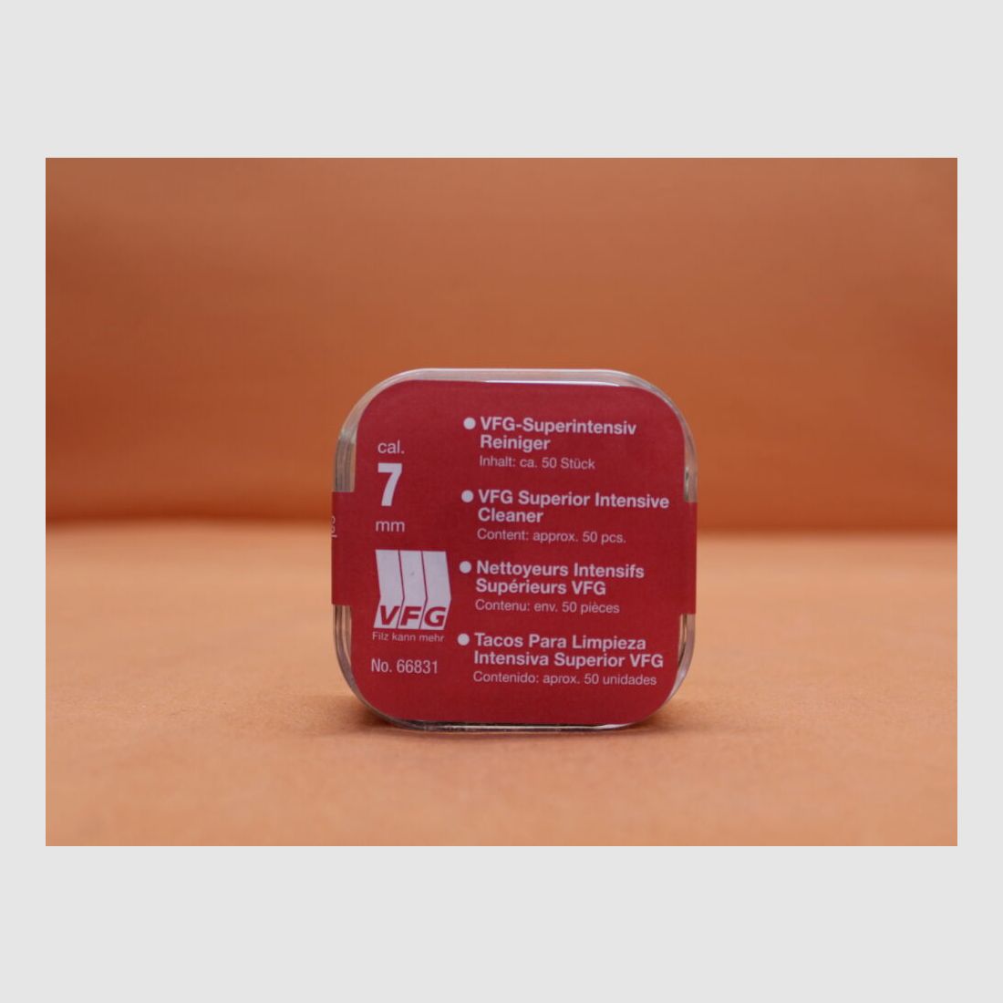 VFG. VFG-Super-Intensivreiniger 7,0mm (66831) 50 St. Spezialfilz mit Messingfasern