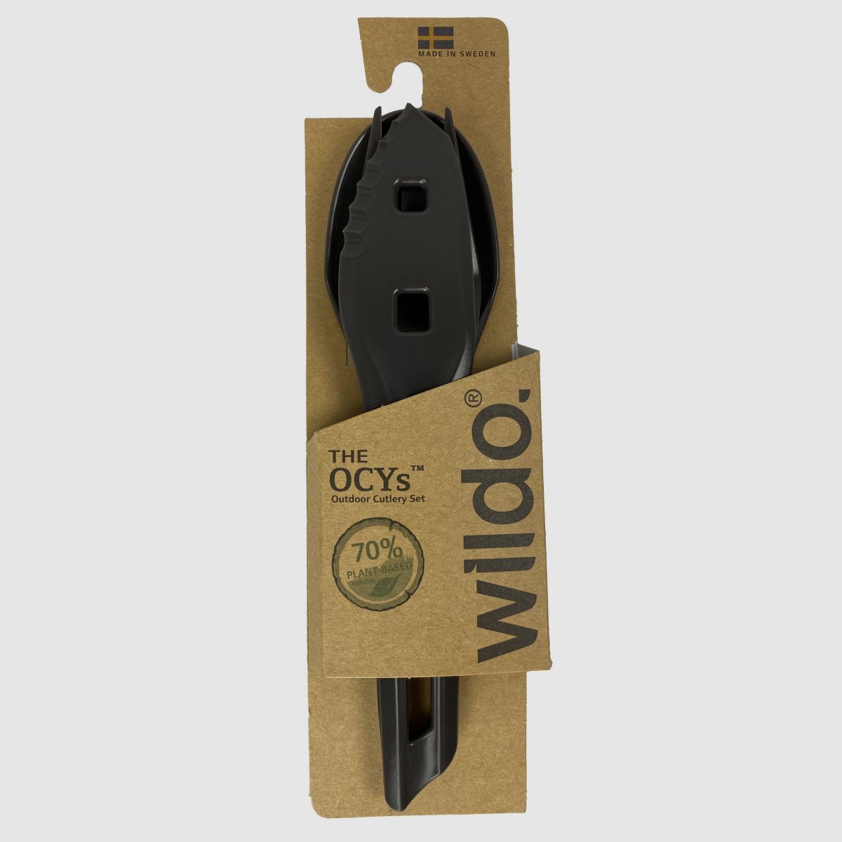 Juego de utensilios de camping WILDO gris oscuro