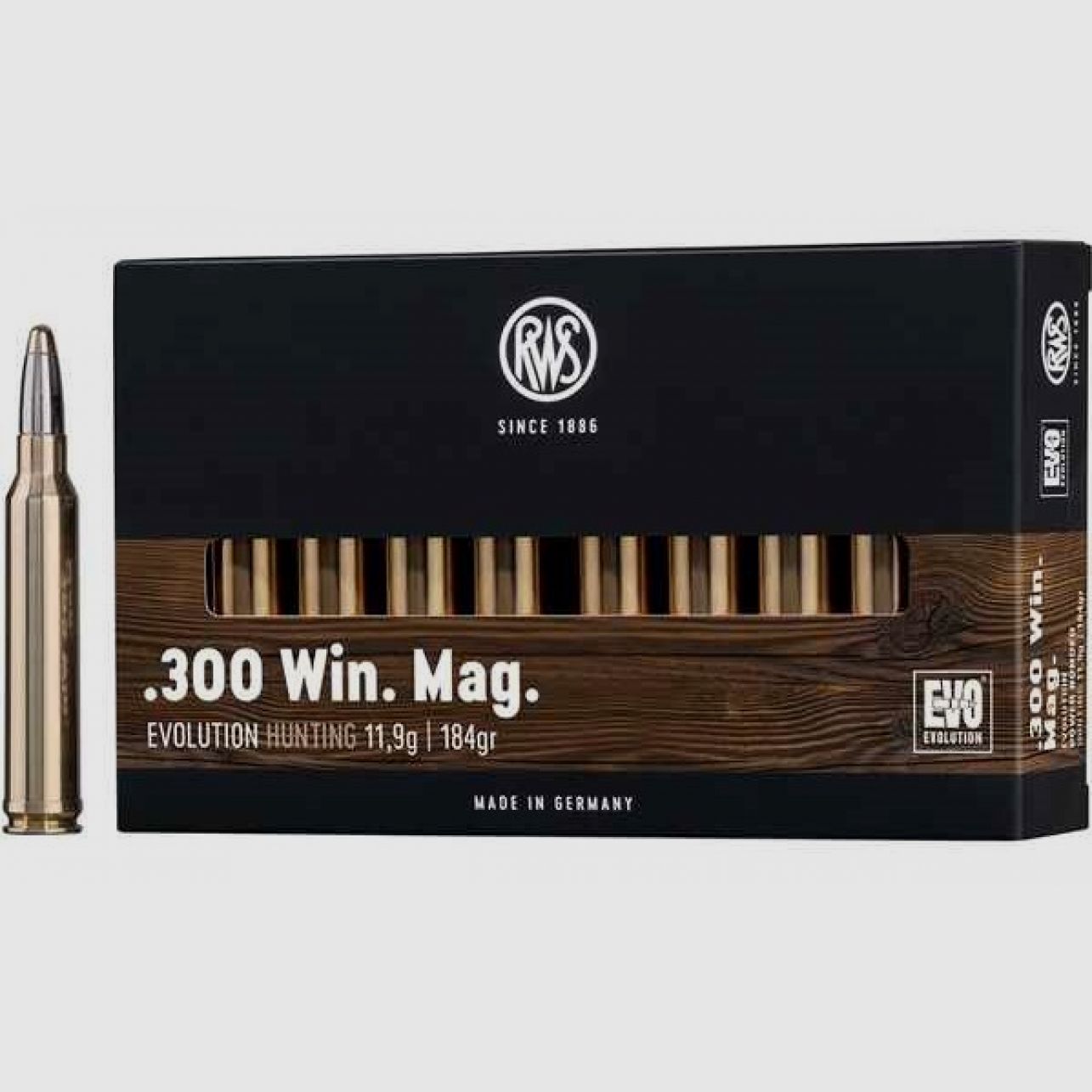 .300 Win EVO 11,9g / 184gr