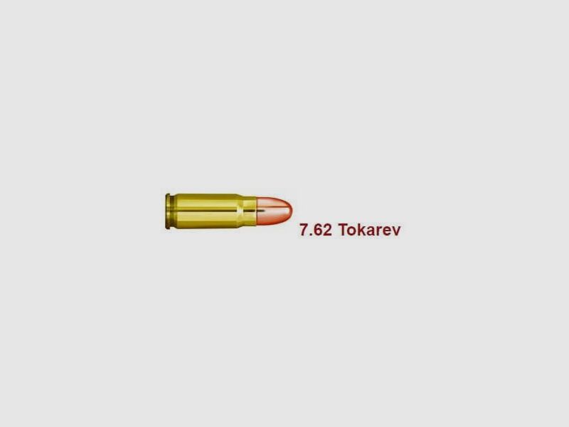 PRVI/PPU 7,62 Tokarev FMJ 85 gr. - 50 stuks.