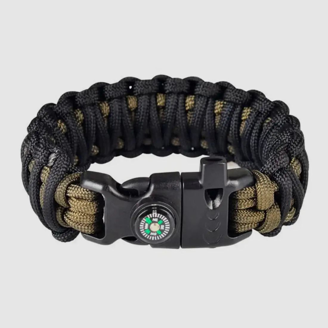 EDCX EDCX Allume-feu Bracelet de survie Double Cobra - Noir / M