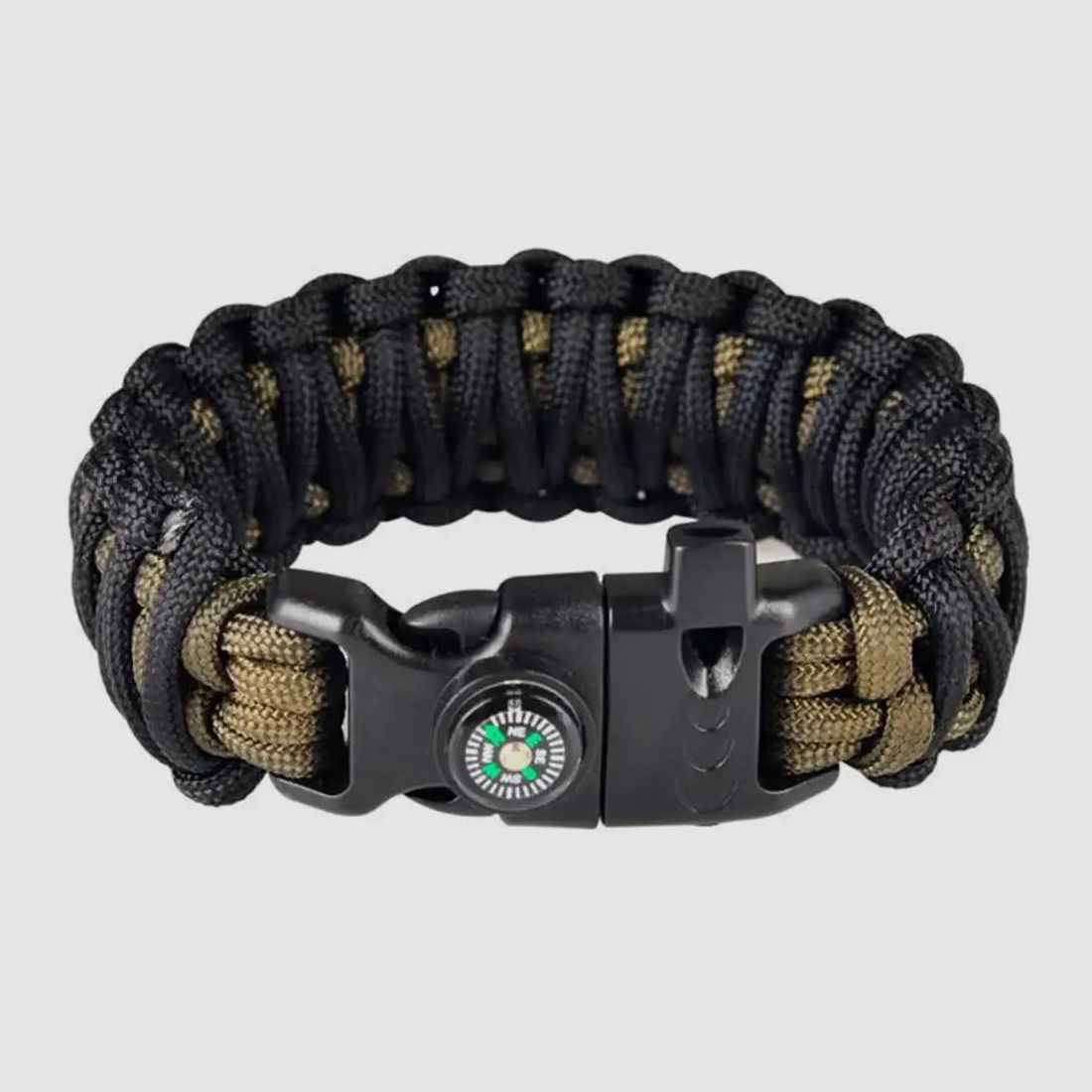 EDCX EDCX Allume-feu Bracelet de survie Double Cobra - Noir / M