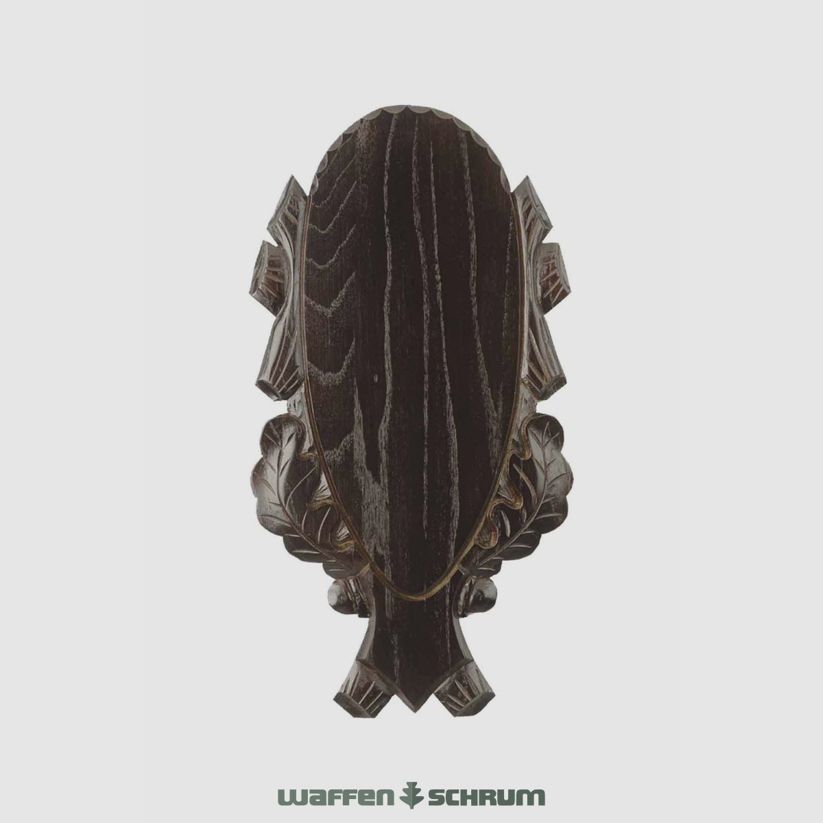 Planche à bois Eurohunt 36x19cm chêne - foncé - sculpté dimensions extérieures 46x26cm