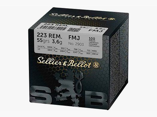 Sellier & Bellot .223 Rem. Vlm BT 3,6g/55grs.