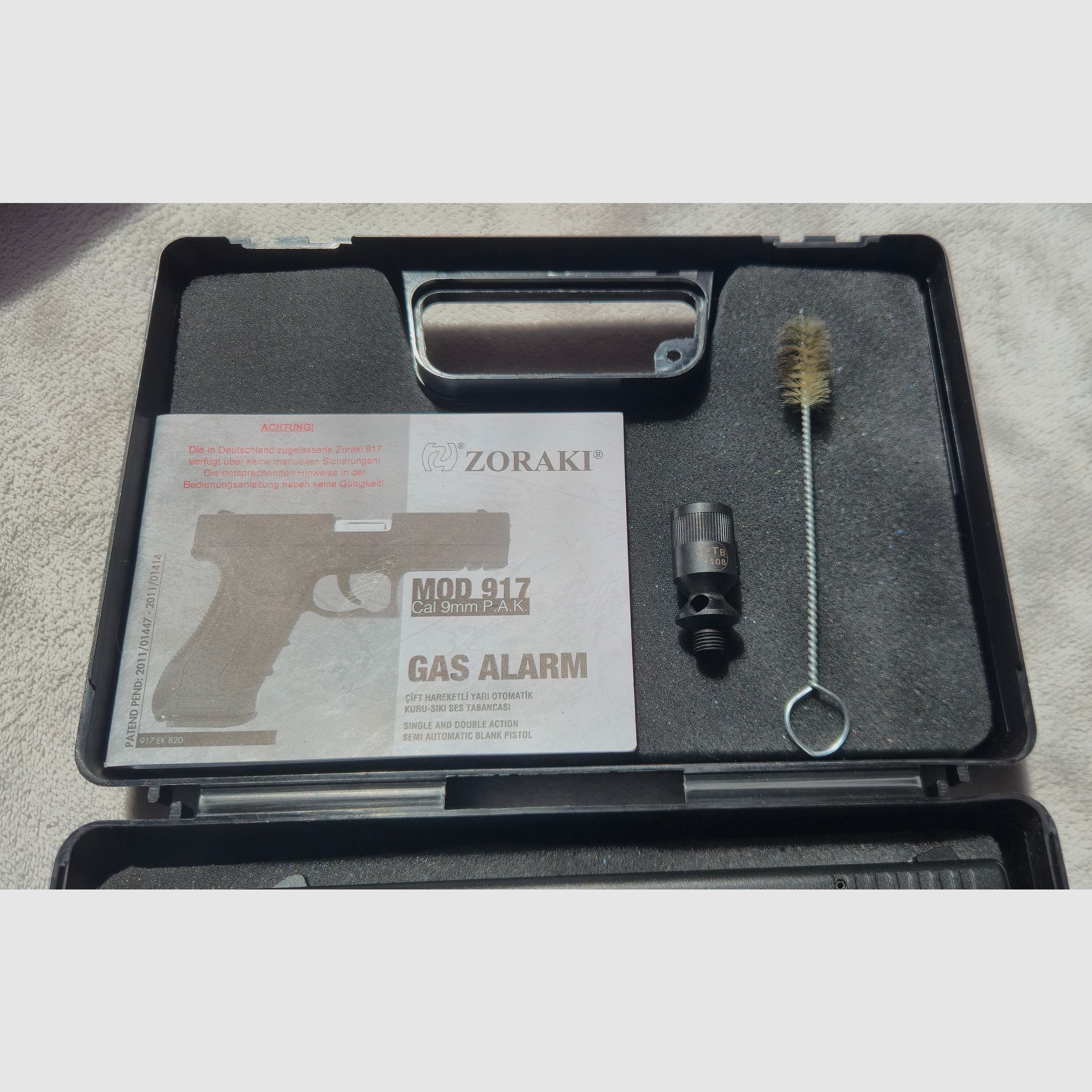 Pistola a salve Zoraki 917 / Nera, 9mm PAK