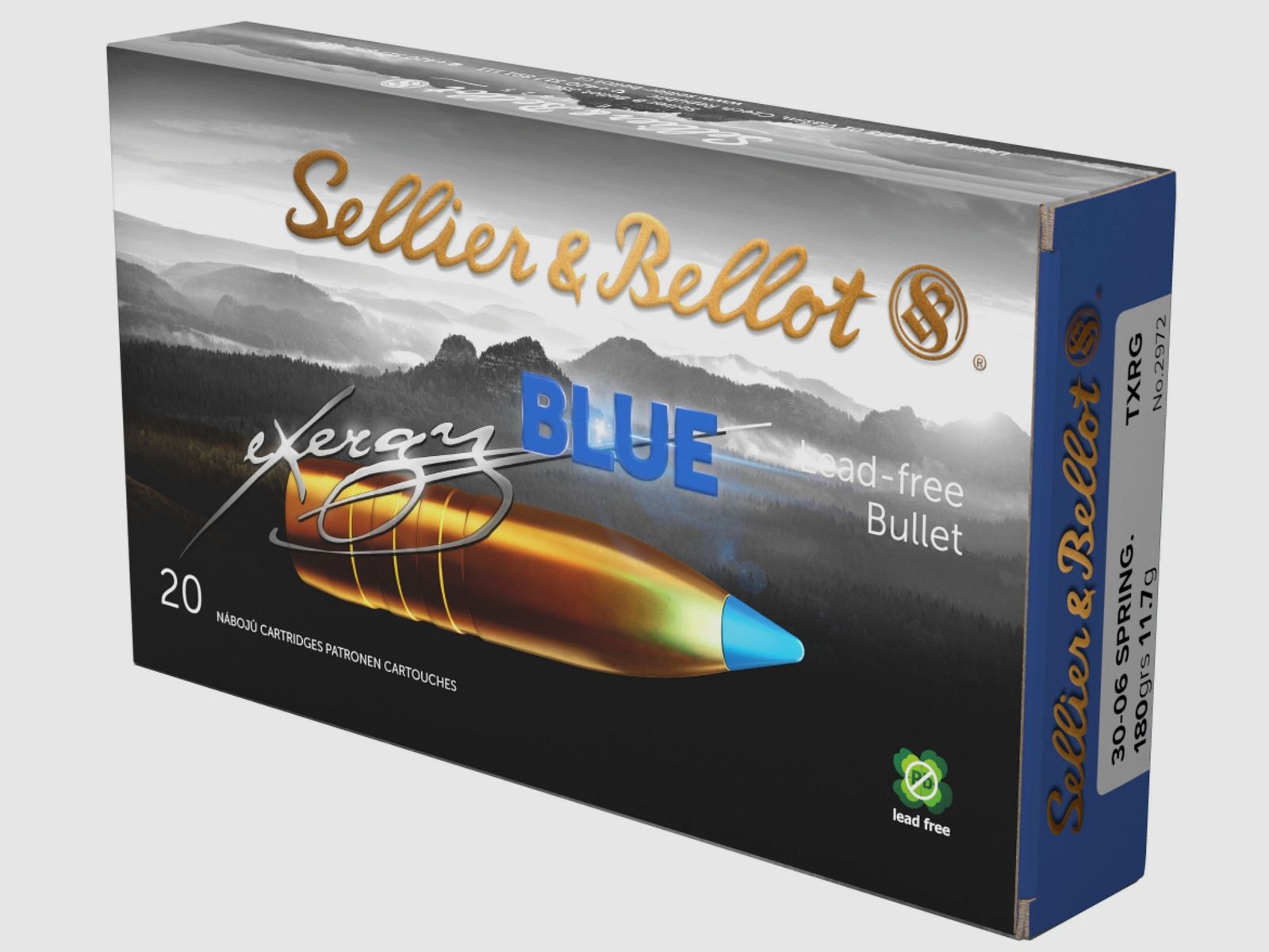 Sellier & Bellot 2003961 .30-06 Spr. punta eXergy azul 11,7g 180grs.