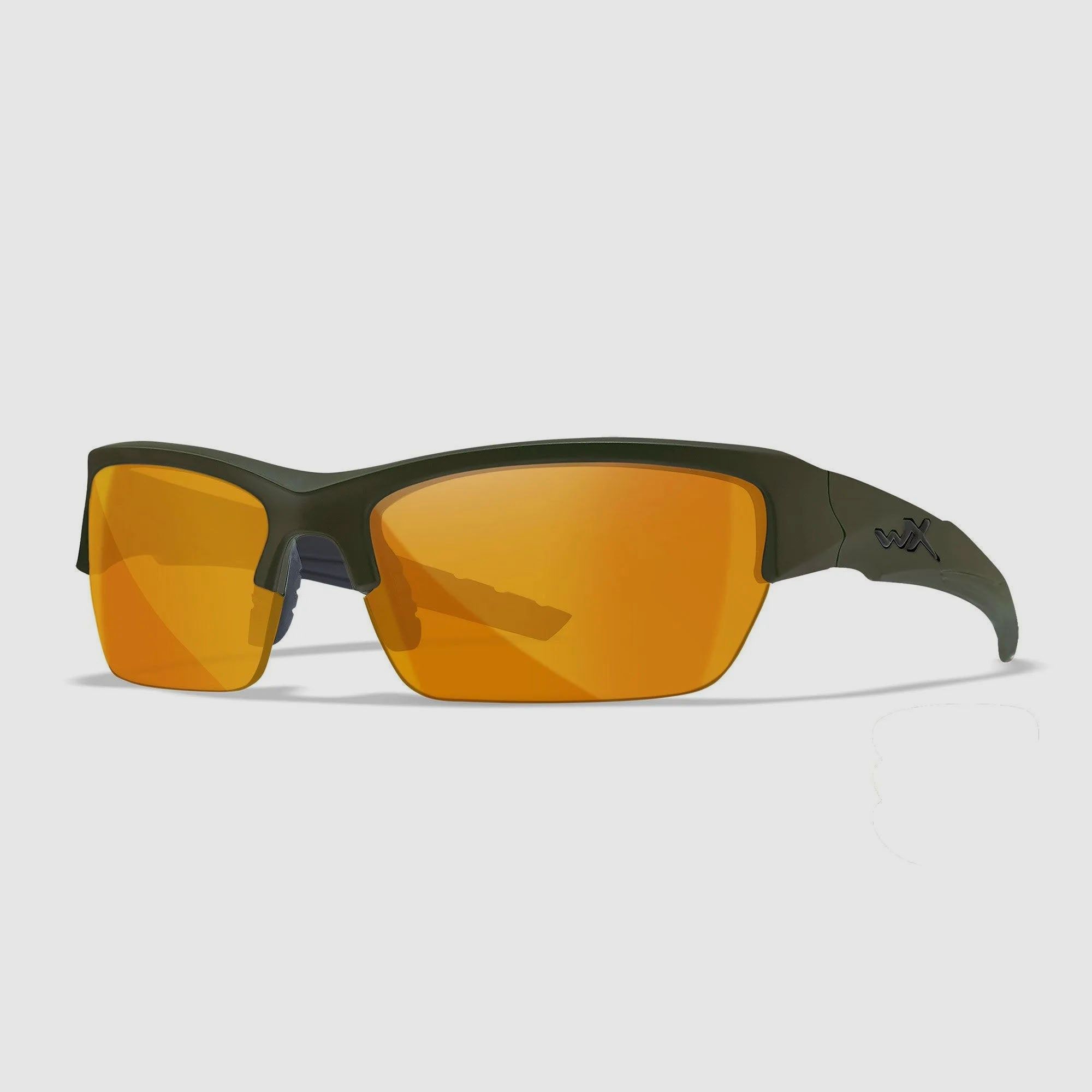 Sonnenbrille WX VALOR 2.5, Three Lens Kit, grau/klar/helles orange, matt grün, Bild 5 von 7