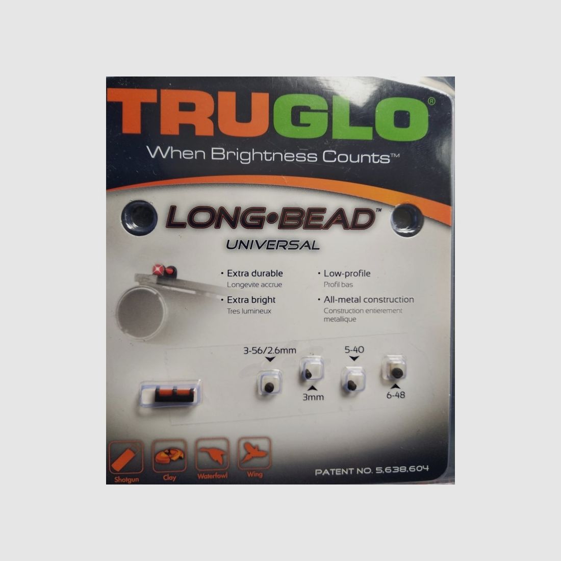 Truglo Long Bead UNIVERSAL Fiberoptikvisier, Bild 2 von 3