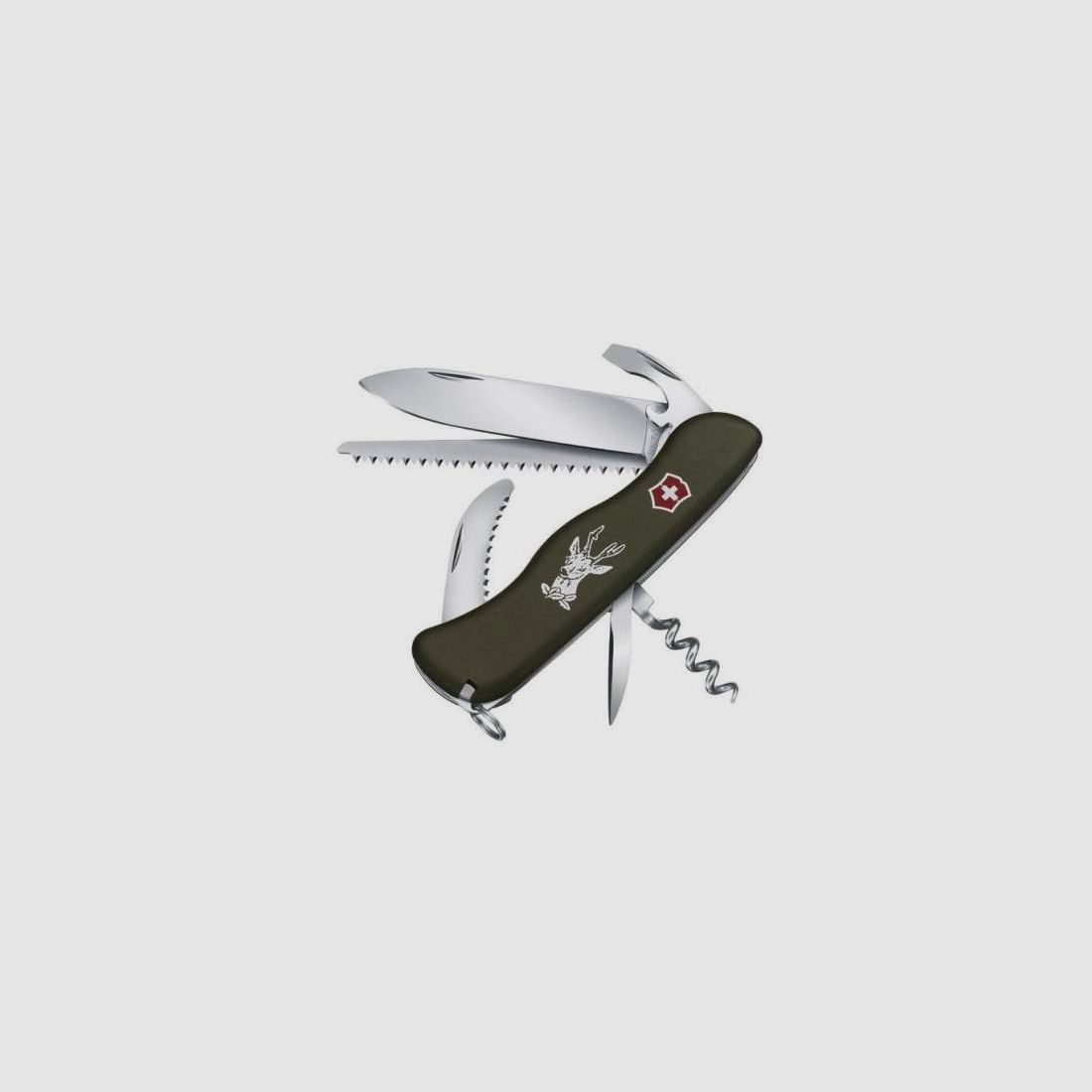 COUTEAU VICTORINOX HUNTER VERT 0.8573.4, image 1 sur 3