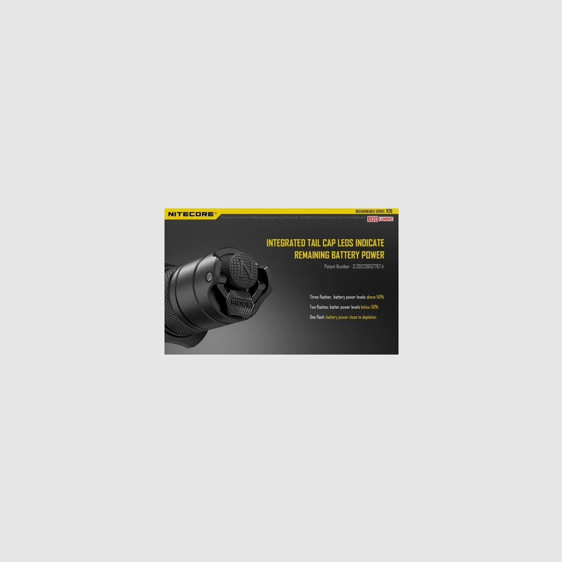 Latarka Nitecore R25 800 Lumenów, zdjęcie 25 z 30