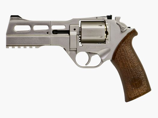 CO2 Softair Revolver Chiappa Rhino 50DS Nickel Vollmetall nickel Kaliber 6 mm BB (P18)