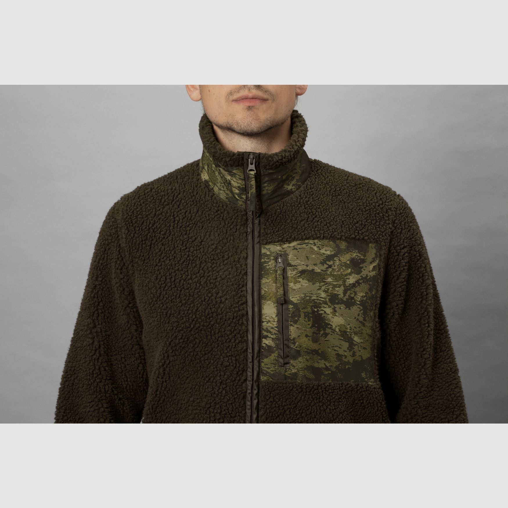 Härkila Zephyr Camo Fleece - Grizzly brown, afbeelding 4 van 9