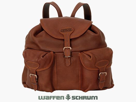 AKAH Rucksack aus Elchleder Braun 22l 42x52cm