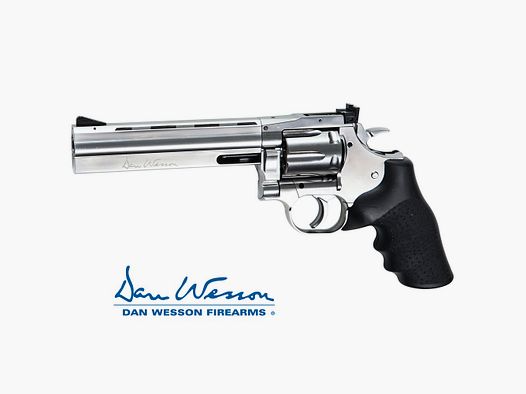 Revolver Dan Wesson 715 6″ Silver – 4,5 mm Co2 Bbs Acero