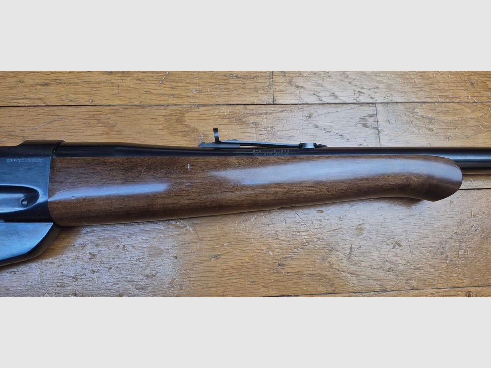 Prachtige Winchester 1895 – Formidabel kal. 30.06 – Uitstekende afwerking door Miroku in Japan voor Browning – Zeer mooi hout, minstens Grade V – Prachtige loop en perfecte mechanica – Wapen in zeer goede staat – TBE+!, afbeelding 33 van 40