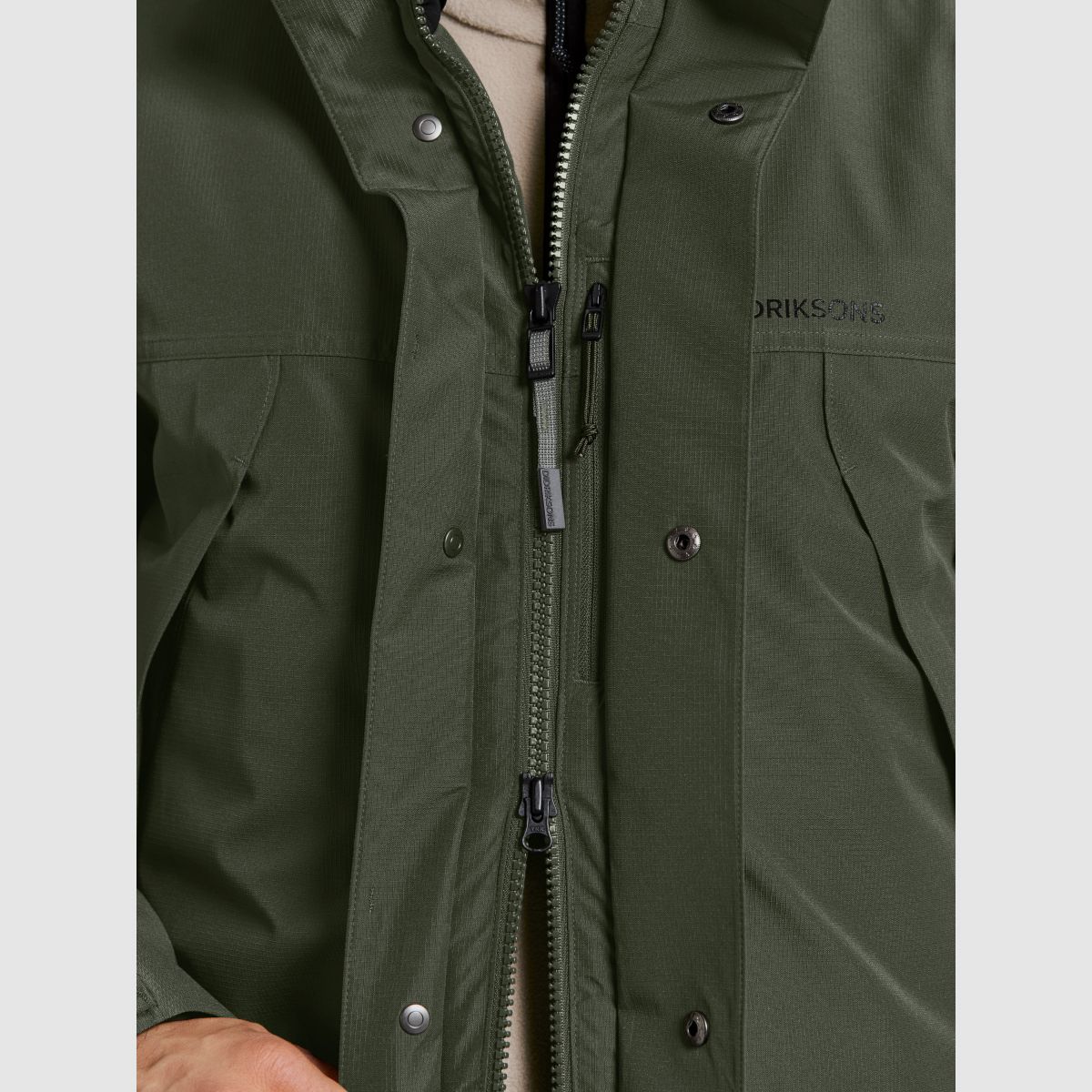 DIDRIKSONS Rick Parka Głęboka Zieleń