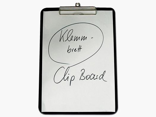 ASMC ASMC Clamp Board DIN-A4 black