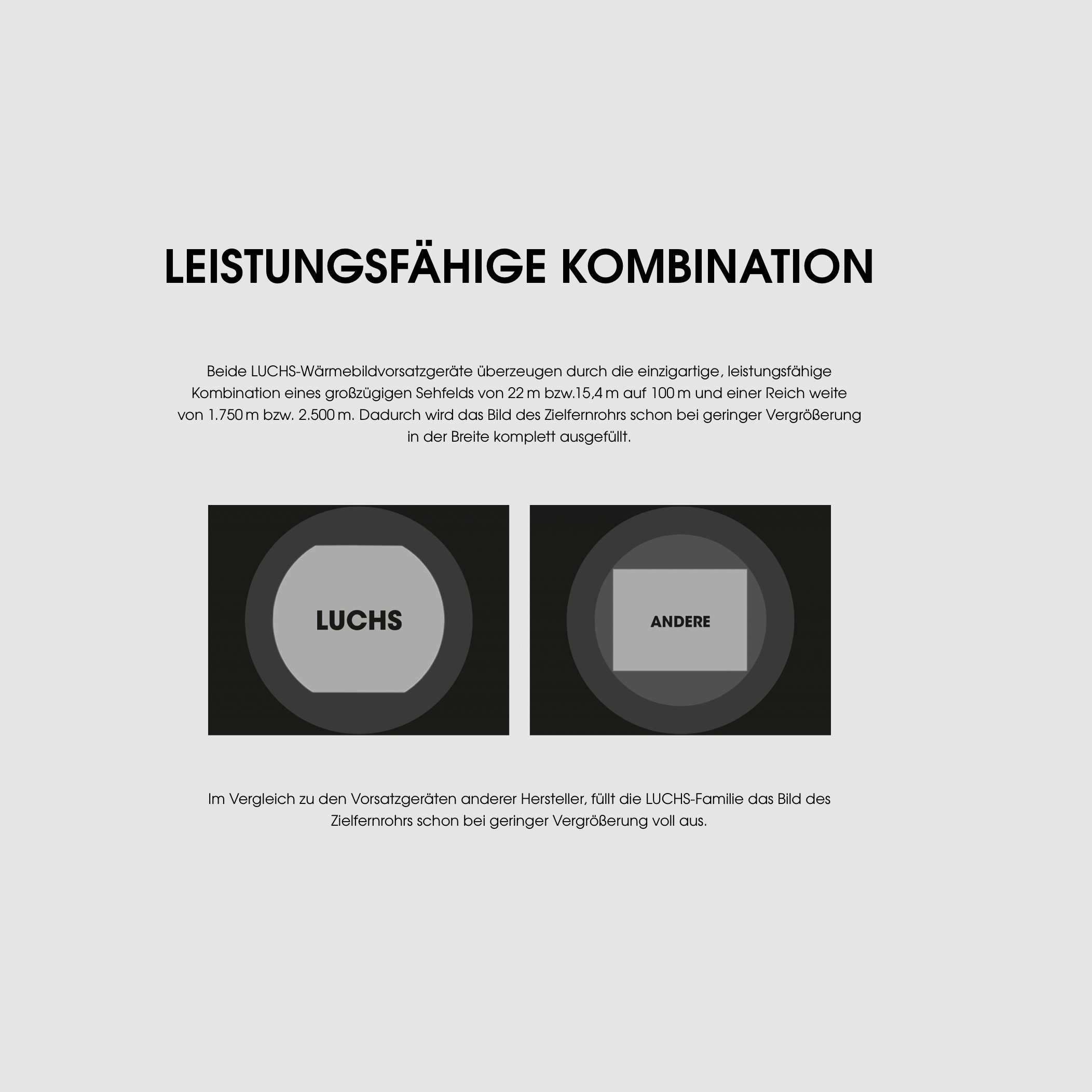 Liemke 80112169 LUCHS 2 Wärmebildvorsatzgerät 640x512 Sensor 2500m Reichweite