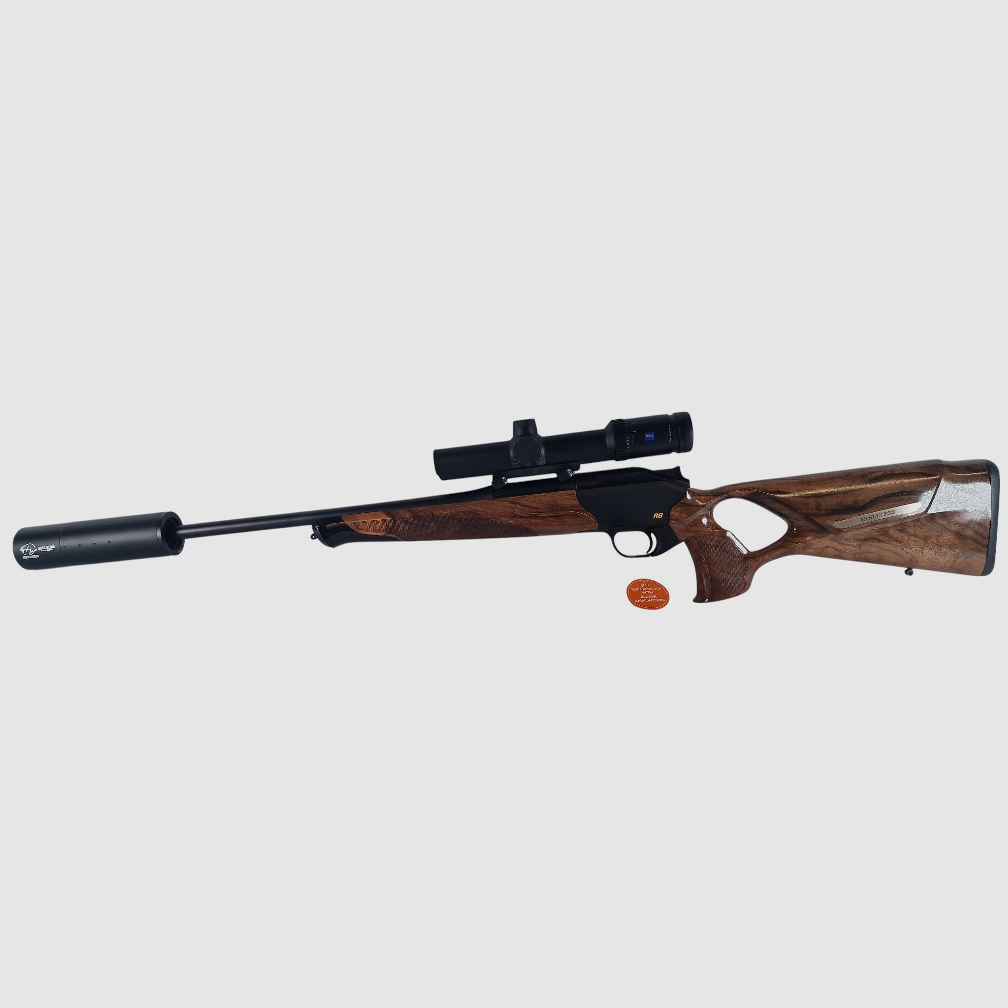 Blaser R8 Success Kal. 308 mit Schalldämpfer und Drückjagd-Optik Zeiss V6 1-6X24 LP sofort verfügbar