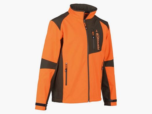 Chaqueta de Caza Softshell Percussion Naranja