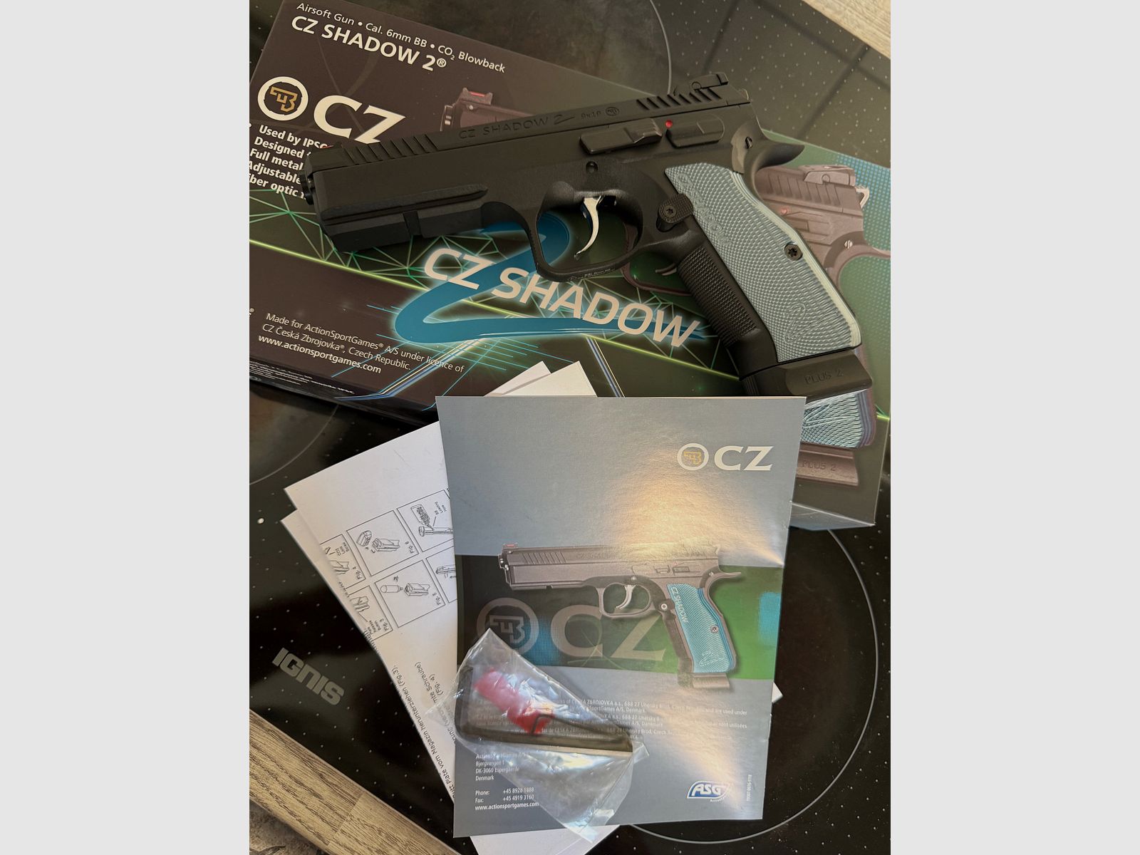 Airsoft CZ Shadow 2 6mm BB co2 Blowback