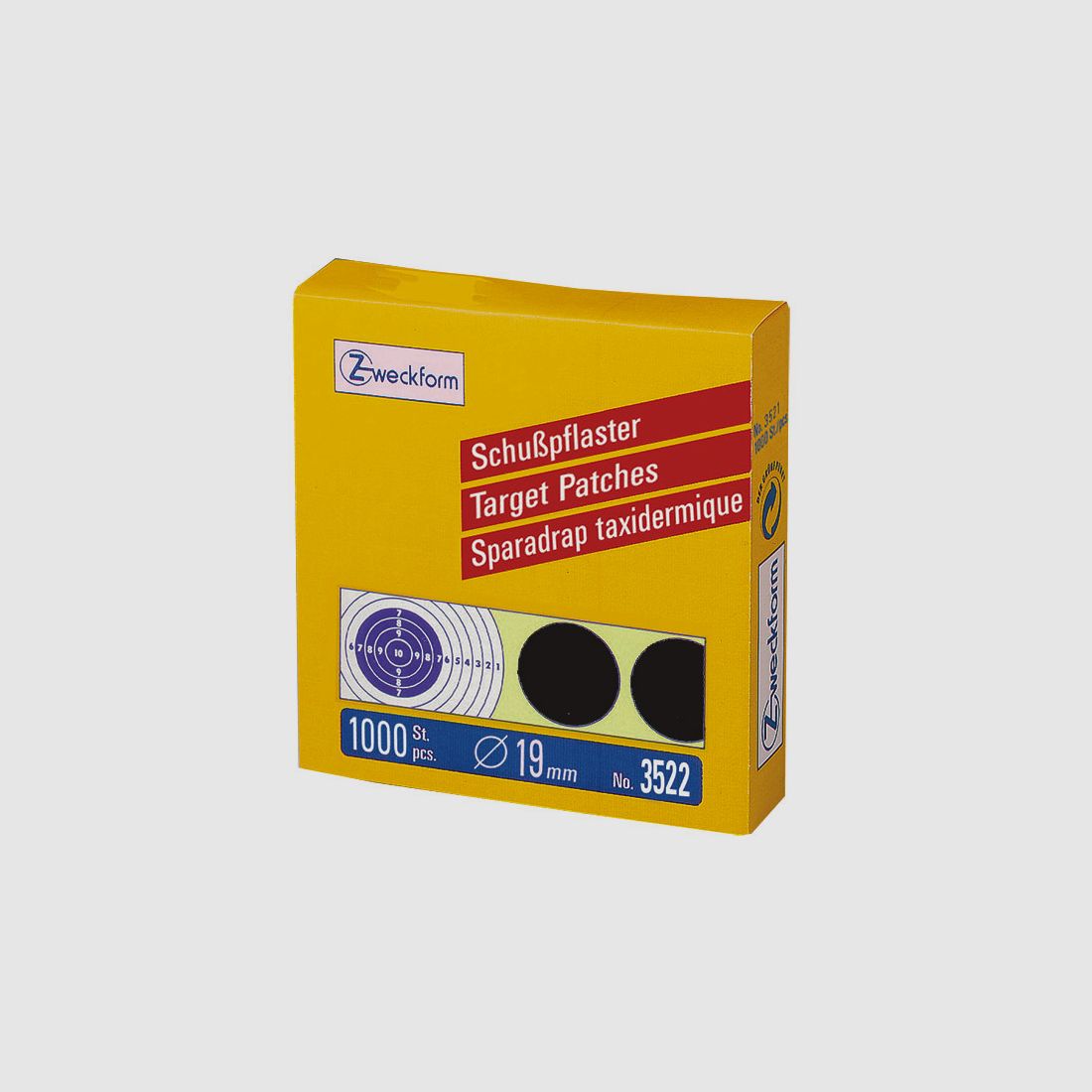 Schusspflaster von Avery Zweckform 19mm 1000 St. in zwei Farben