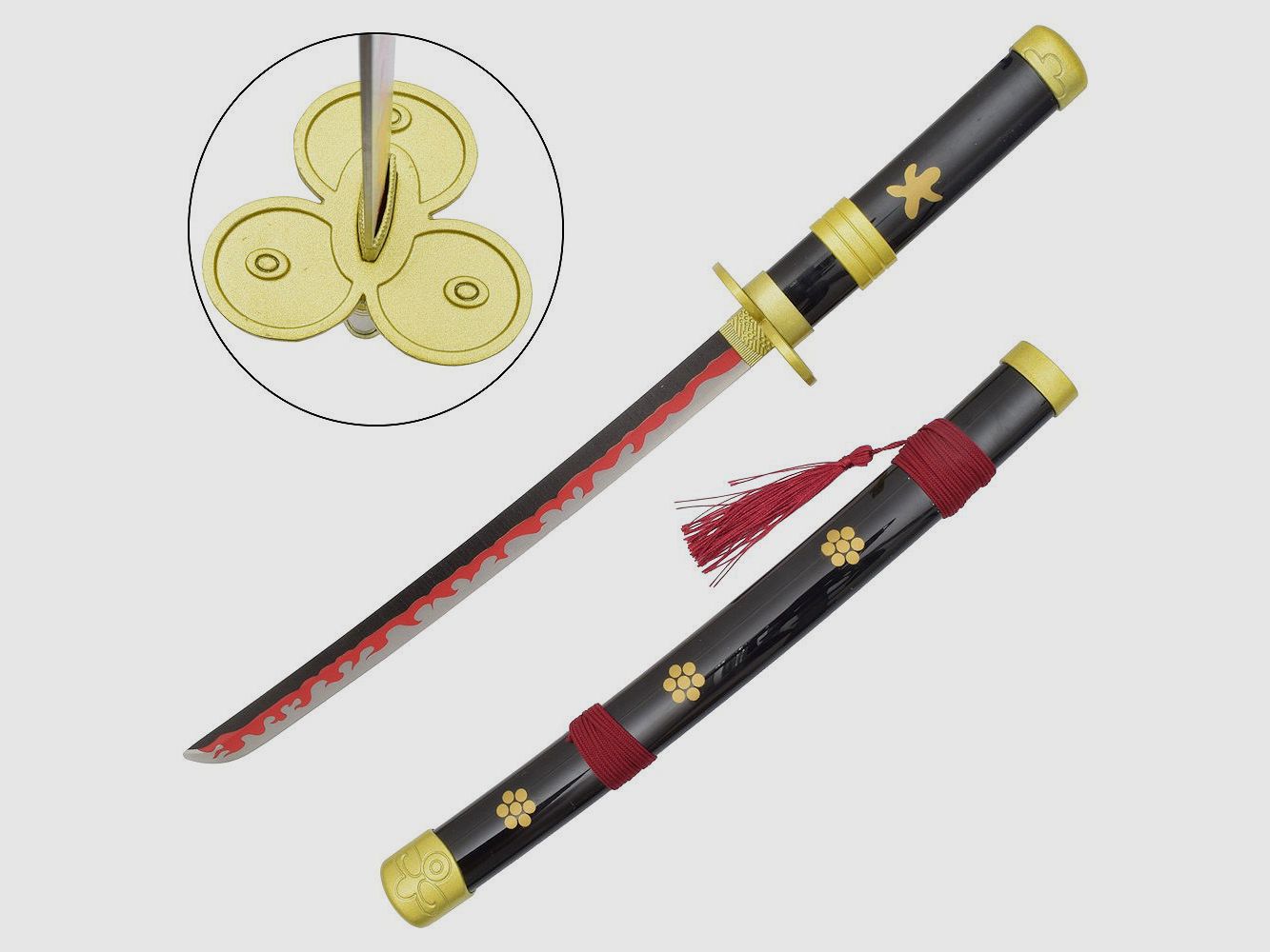 Mini Katana Enma od Zoro w komplecie z pochwa