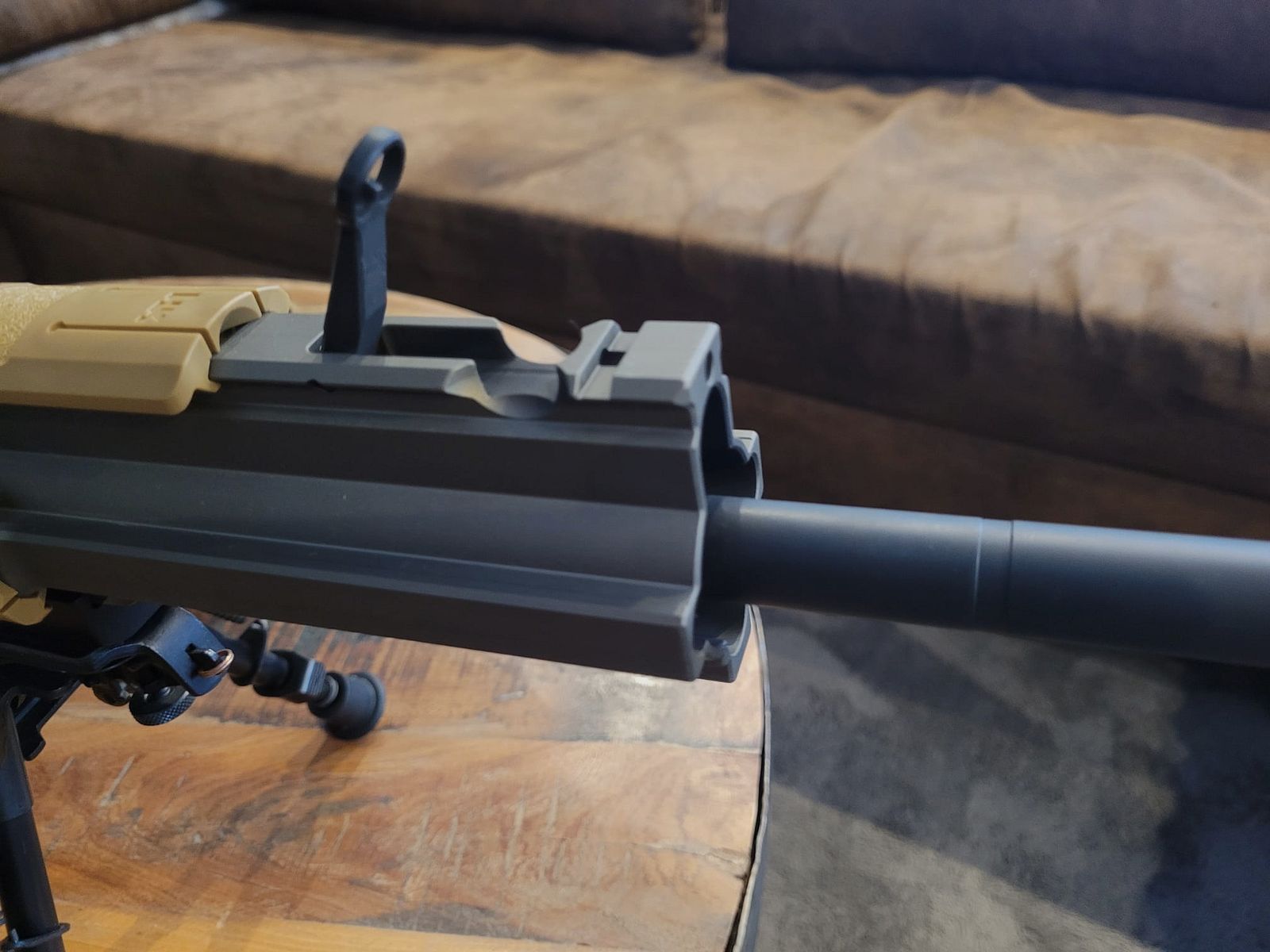 H&K .308 carabine semi-automatique Mod. MR308A3 (RAL8000) 20 avec accessoires G28 10 coups magasin et Schmidt & Bender 3-20x50 PMII Ultra Court & divers accessoires