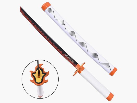 Mini Katana Kyojuro Rengoku inklusive Scheide