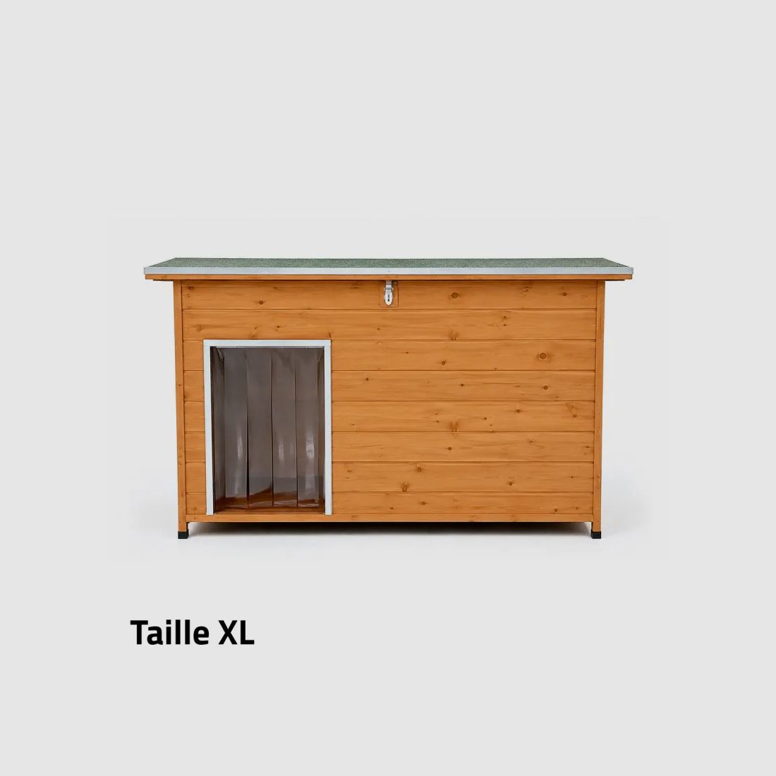 Nicho de madera de alta aislamiento Tamaño XL - Abeto 3 capas con techo impermeable, imagen 2 de 14
