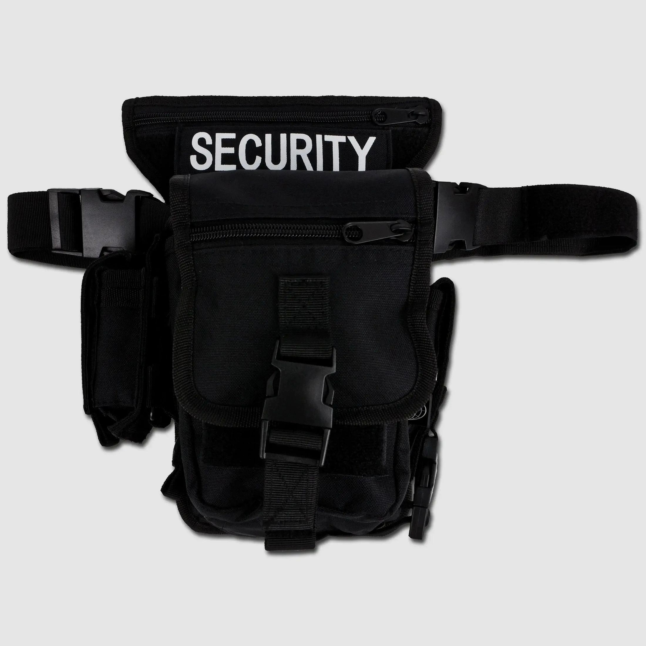 MFH MFH Sac à taille avec fixation pour jambe et ceinture SECURITY noir