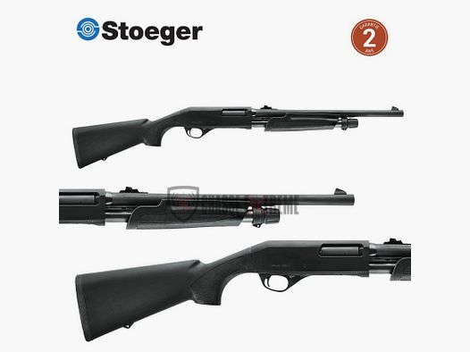 Fusil à pompe STOEGER P3000R Synthétique Cal 12/76 61cm