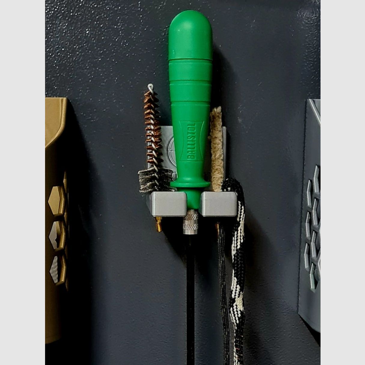 Putzstock- / Reinigungsschnur-Halter, magnetisch, individualisiert