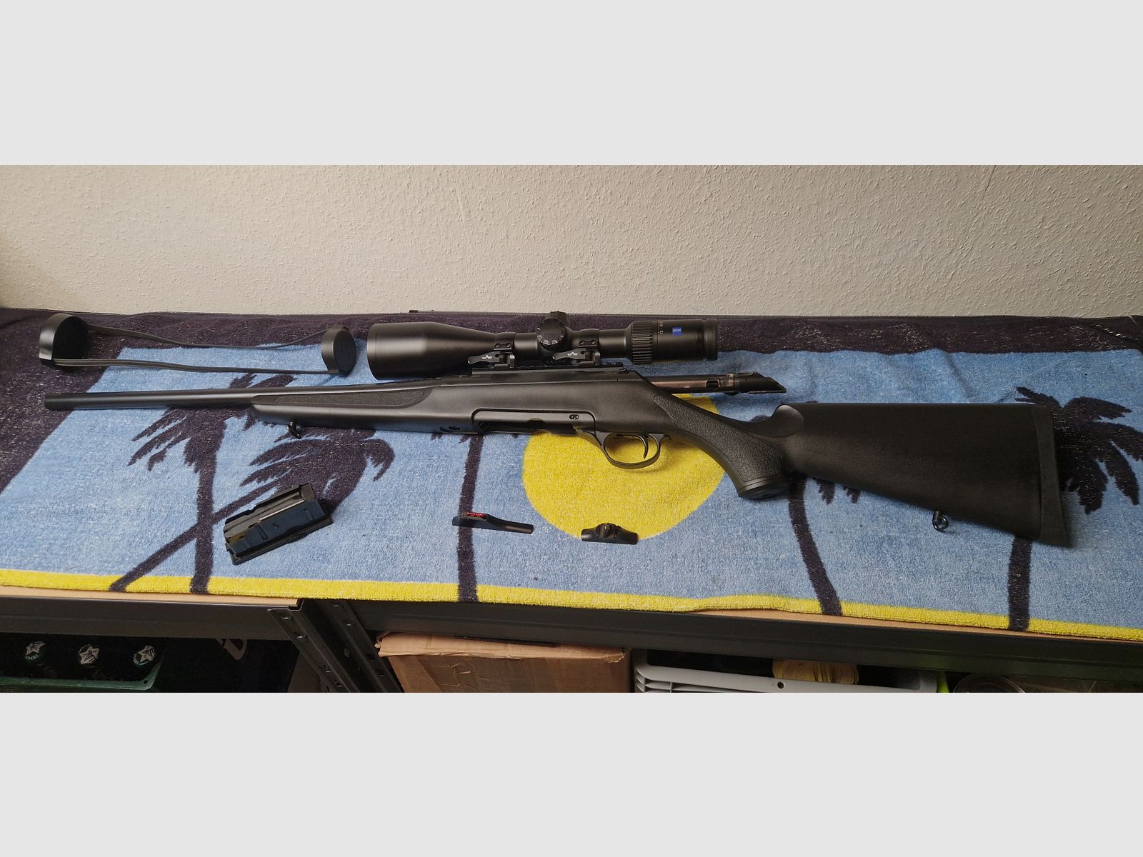 Haenel Jaeger 10 compact in .308 Win mit EAW Spannmontage und Zeiss v4 3-12x56