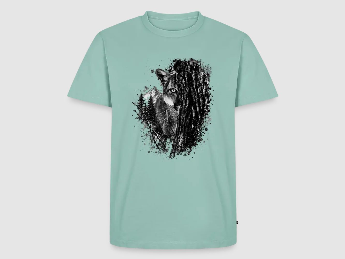 PUMA Men´s Premium T-Shirt „Lauernder Puma"