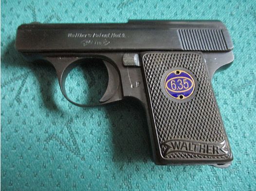 Pistool 6,35mm Walther Mod. 9 uit verzameling 9